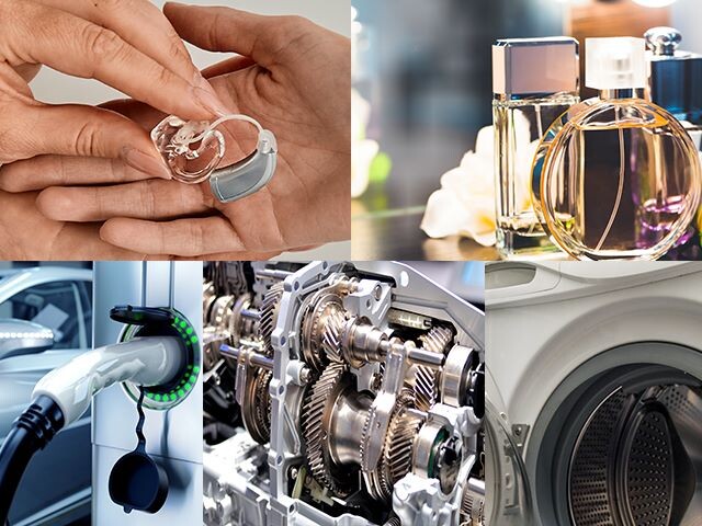 examples of industries where Born2Bond products can be used